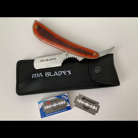 New Wood Handle Pro Straight Razor/ 20 Razors - Picture 5 of 5